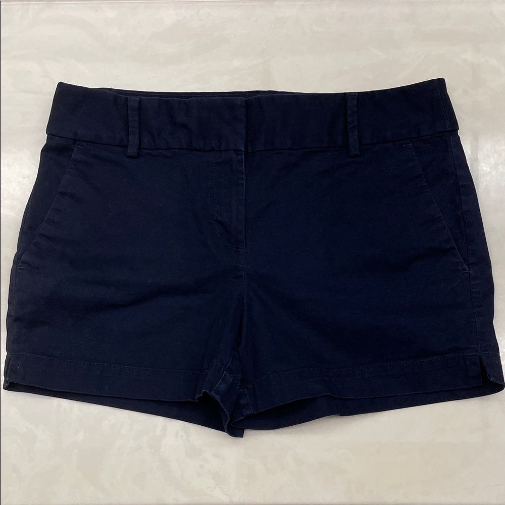 LOFT Navy Blue Riviera Shorts Size 4